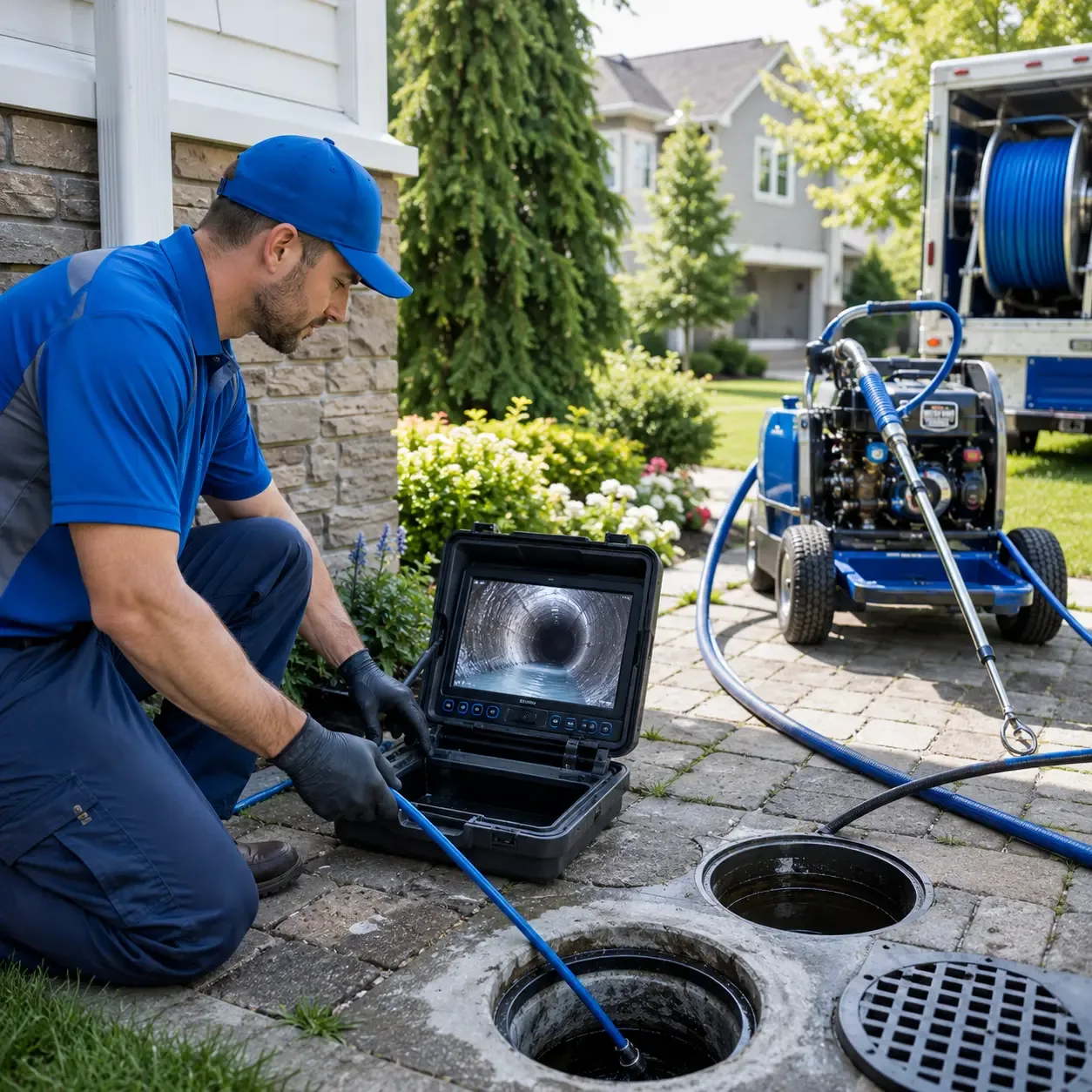 Outdoor drain cleaning professionals serving Burnettsville, IN